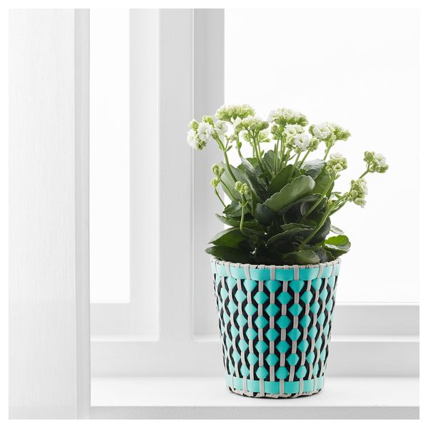 Кашпо СОММАР 2018, д/дома/улицы, бирюзовый - фото 2