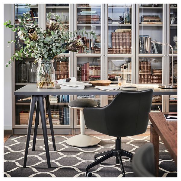 Конференц-стул, Grann черный, черный IKEA LÅNGFHATTEFJÄLL ХАТТЕФЬЕЛЛЬ ЛОНГФЬЕЛЛЬ, TOSSBERG ТОССБЕРГ 895.121.63 - фото 4