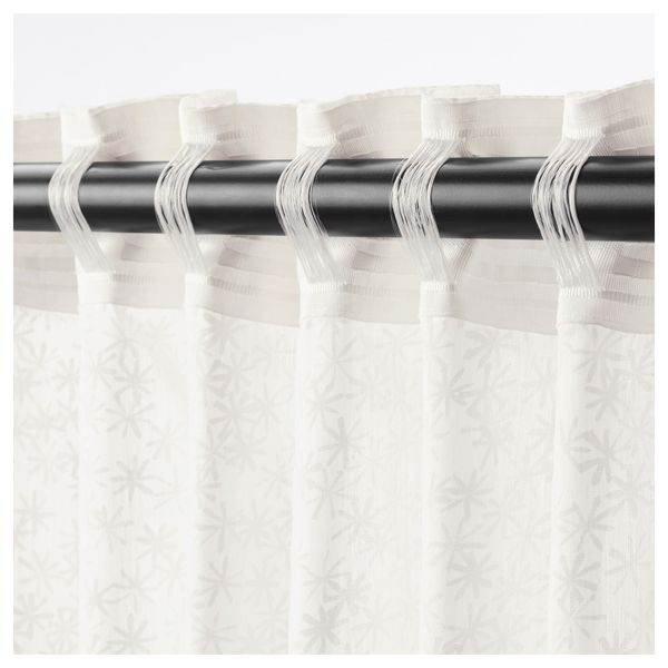 Гардины, 1 пара БРИГИТ, белый, белый (145x300 см) - фото 2