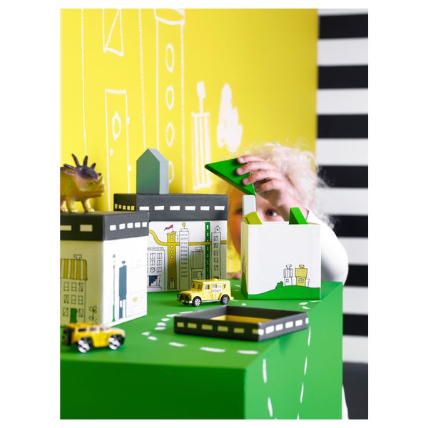 Коробка с крышкой ФЛЮТТБАР - схема-чертеж с размерами