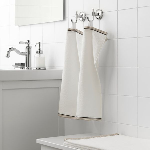 Полотенце, белый 30x50 см IKEA VIKFJÄRD ВИКФЬЕРД 304.052.02 - фото 2