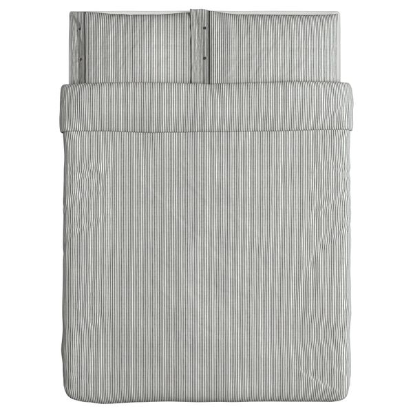 Пододеяльник и 2 наволочки НИПОНРУС, серый - схема-чертеж с размерами