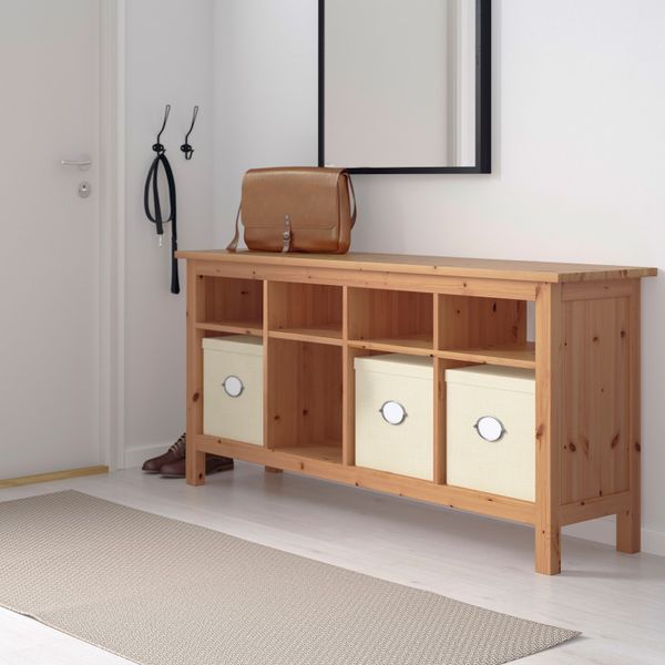 Консольный стол, светло-коричневый 157x40 см IKEA HEMNES ХЕМНЭС 203.886.46 - фото 3