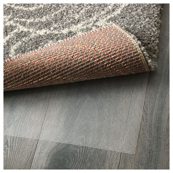 Ковер, длинный ворс НОРДИС, серый (133x195 см) - фото 3