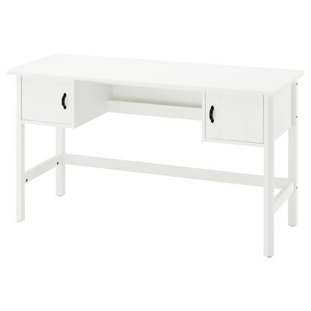 BRYTNING Письменный стол - белый 135x53x75 см