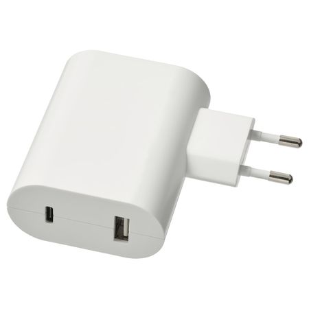 Зарядное устройство USB 23 Вт, белый IKEA ÅSKSTORM ОСКСТОРМ 904.611.91