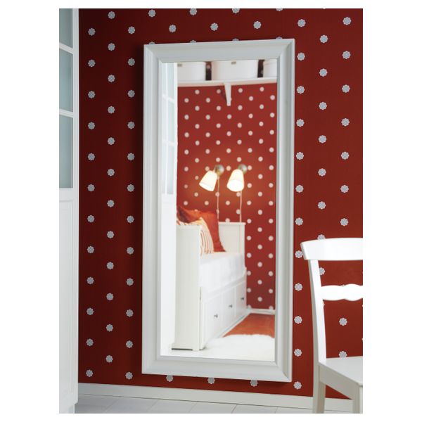 Зеркало, белый 74x165 см IKEA ХЕМНЭС 603.692.12 - фото 5