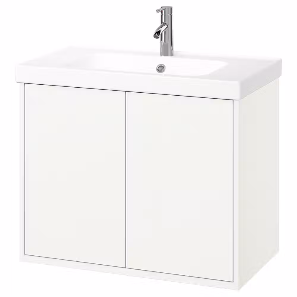 HAVBÄCK / ORRSJÖN ОРРШЁН Шкаф с дверцами/раковина/смеситель - фото 1