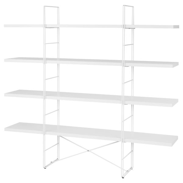 Стеллаж, белый 170x158 см IKEA ENETRI ЭНЕТРИ 592.395.42 - фото 1