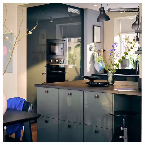 EKBACKEN Столешница под заказ - чёрный/ламинат 45.1-63.5x2.8 см - фото 7