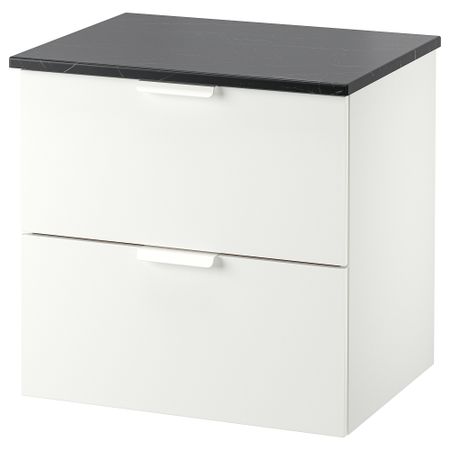 Шкаф для раковины с 2 ящиками IKEA TOLKEN ТОЛКЕН, GODMORGON ГОДМОРГОН 694.825.29