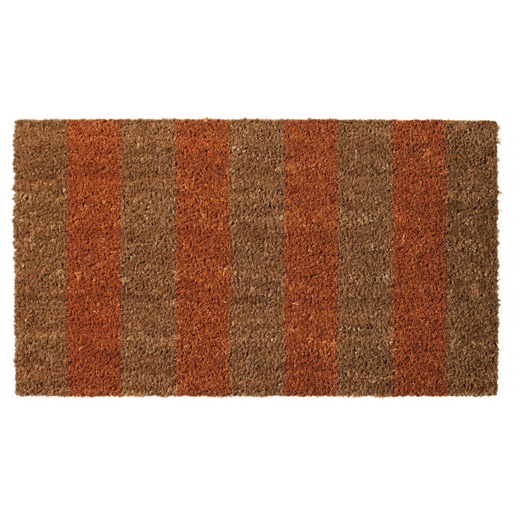 Придверный коврик КВОРИГ, неокрашенный, оранжевый (40x70 см) - фото 1