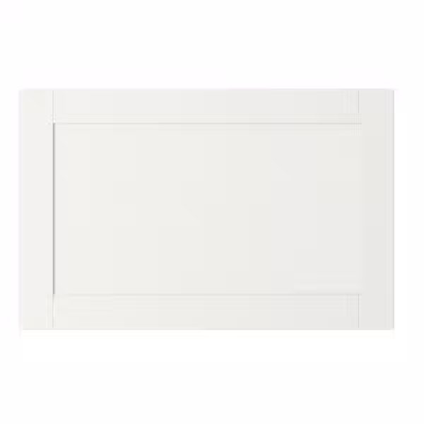HANVIKEN Дверь/фронтальная панель ящика - белый 60x38 см - фото 1