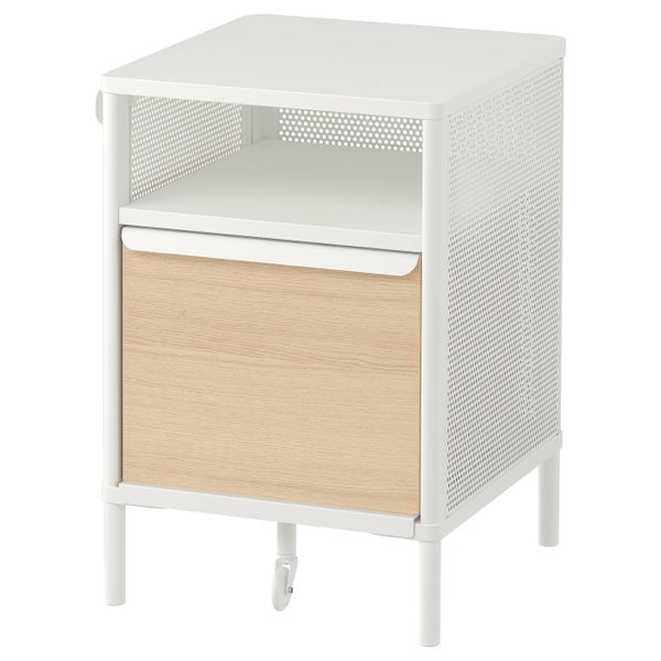 Модуль с электронным замком, сетка белый 41x61 см IKEA BEKANT БЕКАНТ 392.865.15 - фото 1