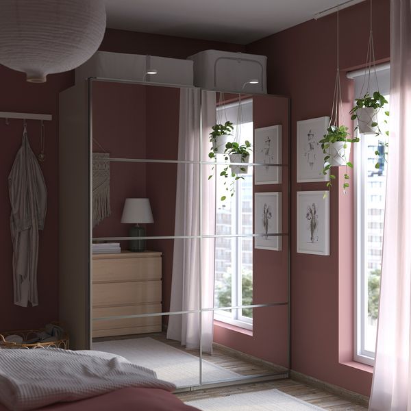 Гардероб, комбинация IKEA PAX ПАКС, AULI АУЛИ 094.330.99 - схема-чертеж с размерами