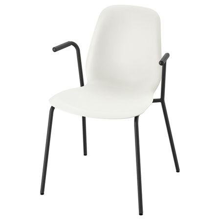 Легкое кресло, белый, Дитмар черный IKEA ЛЕЙФ-АРНЕ 592.271.86