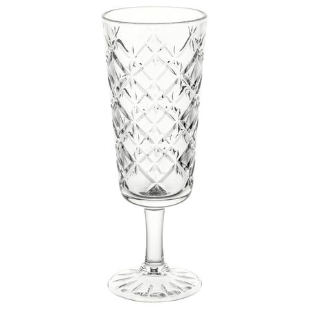 Бокал для шампанского, прозрачное стекло/с рисунком 19 сл IKEA FLIMRA ФЛИМРА 403.790.33