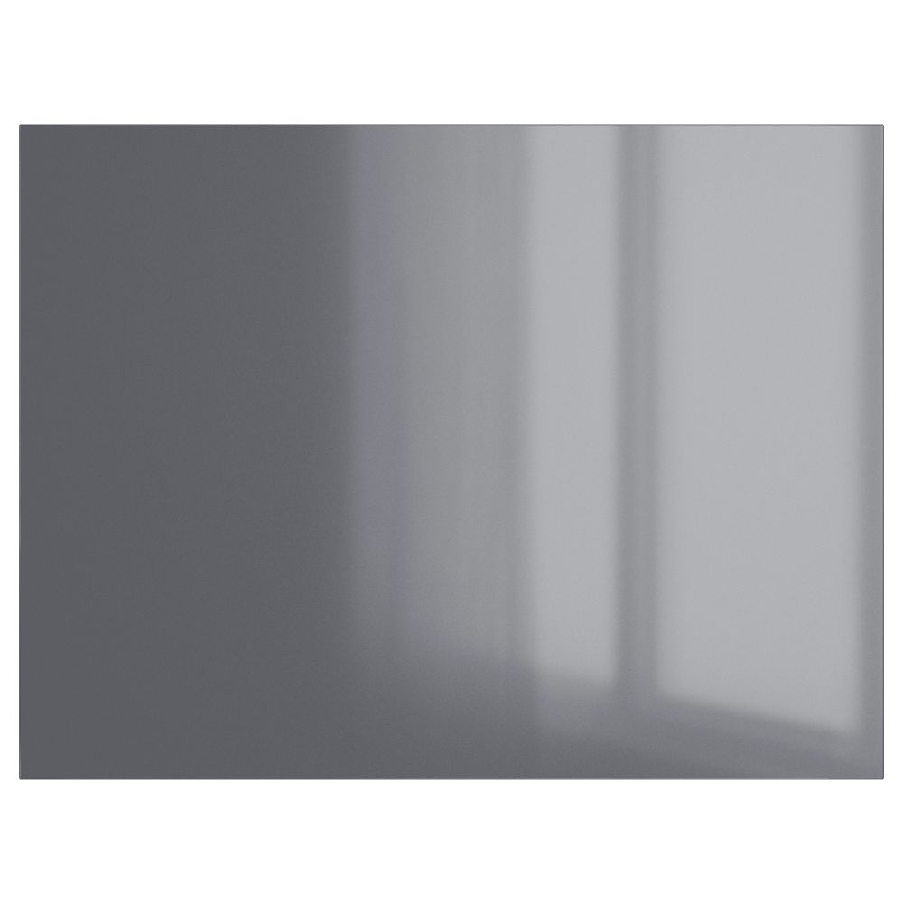 4 панели для рамы раздвижной дверцы УГГДАЛЬ, серый стекло - схема-чертеж с размерами