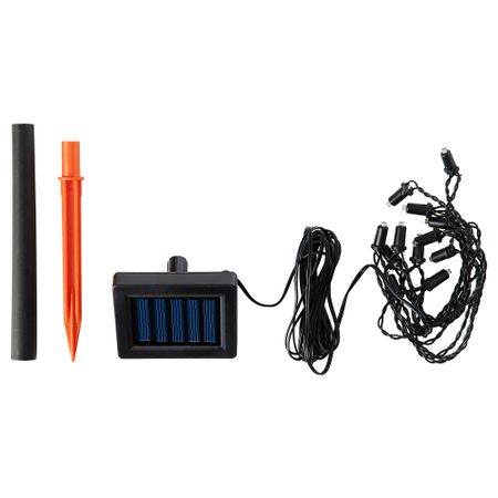 Гирлянда, 12 светодиодов СОЛАРВЕТ, для сада, на солнечной батарее