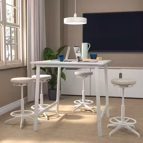 MITTZON МИТТЗОН Конференц-стол - белый 140x108x105 см - фото 4