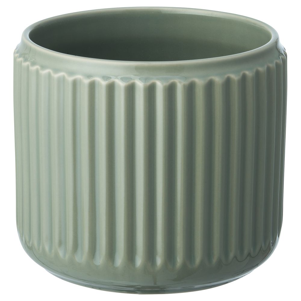 Кашпо, темная бирюза, 12 см IKEA STILREN СТИЛРЕН 005.979.95 - фото 1