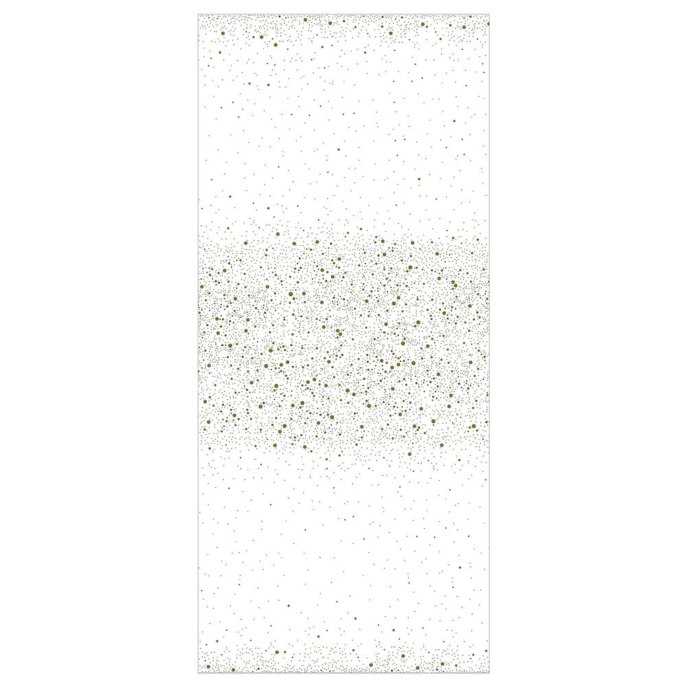 Скатерть, с рисунком/белый, золотой 145x240 см IKEA DOFTMINNE ДОФТМИННЕ 204.710.18 - схема-чертеж с размерами