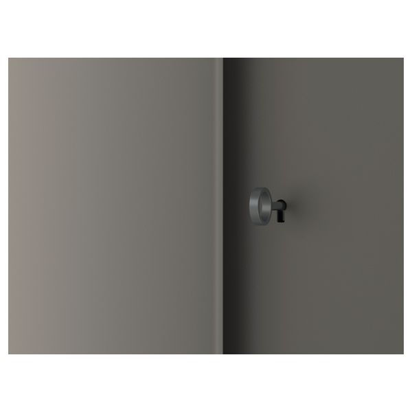 Шкаф с дверями ИВАР, серый (80x80 см) - схема-чертеж с размерами