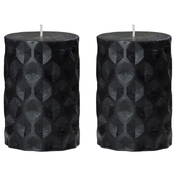 Формовая свеча, ароматическая РУТИН, розы серый, серый (10 см) - фото 1