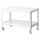 Журнальный стол ИКЕА ПС 2012, белый (70x42 см)