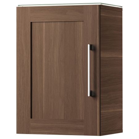 Навесной шкаф с 1 дверцей ГОДМОРГОН, под грецкий орех (40x32x58 см)