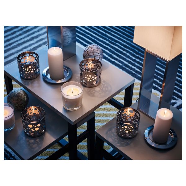 Ароматическая свеча в стакане СИНЛИГ, Ванильное удовольствие естественный, естественный (7.5 см) - фото 4