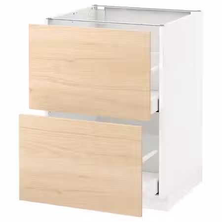 METOD / MAXIMERA Напольн шкаф 2фрнт/2выс ящ