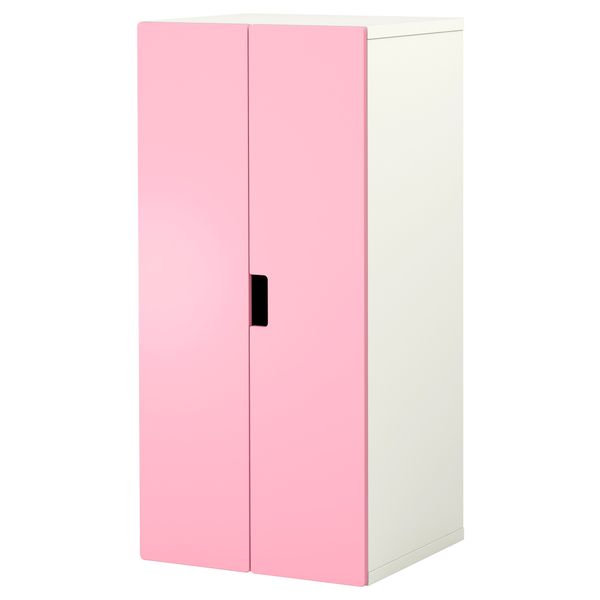 Комбинация для хранения с дверцами СТУВА, белый, розовый (60x50x128 см) - фото 1