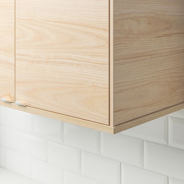 Карниз декоративный закругленный, под светлый ясень 221 см IKEA ASKERSUND АСКЕРСУНД 003.549.30 - фото 4