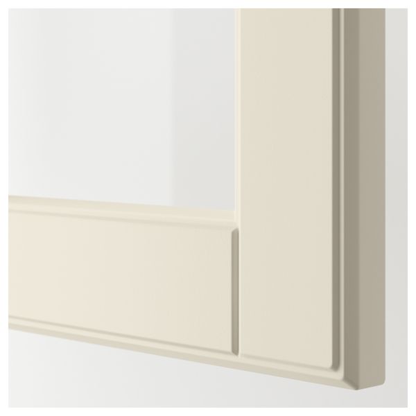 Стеклянная дверь БУДБИН, белый с оттенком - фото 2