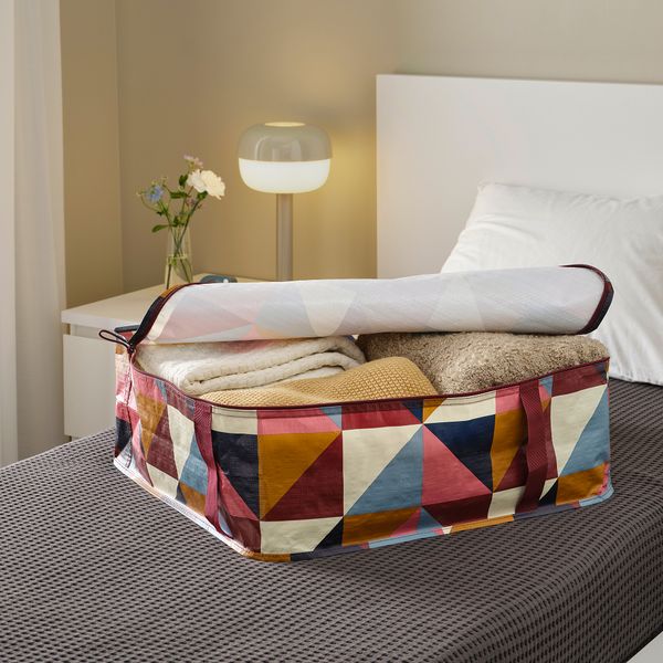 Сумка для хранения, 55x49x19 см, разноцветный IKEA SÄCKKÄRRA 005.731.31 - фото 6
