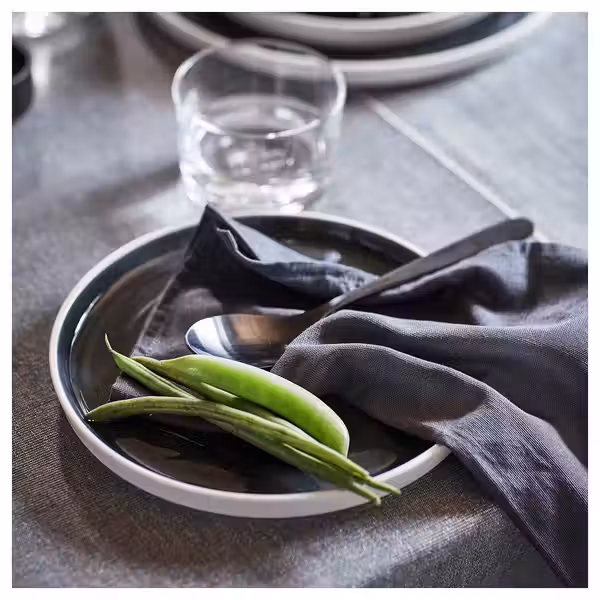 OMBONAD ОМБОНАД Тарелка десертная - темно-серый 20 см - схема-чертеж с размерами