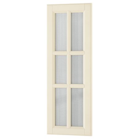 Стеклянная дверь ДАЛАРНА, белый с оттенком