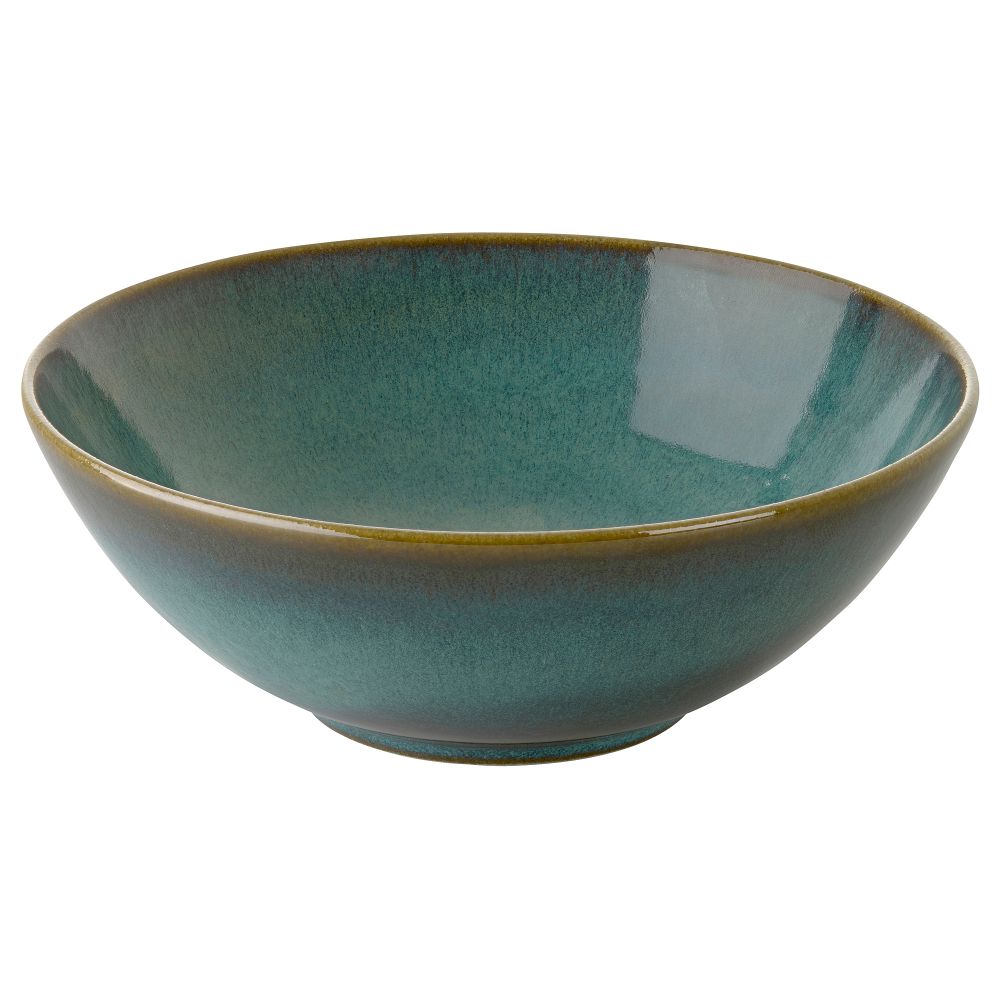 Миска, полированный зеленый, 16 см IKEA FÄRGKLAR ФЭРГКЛАР 005.864.35 - фото 1