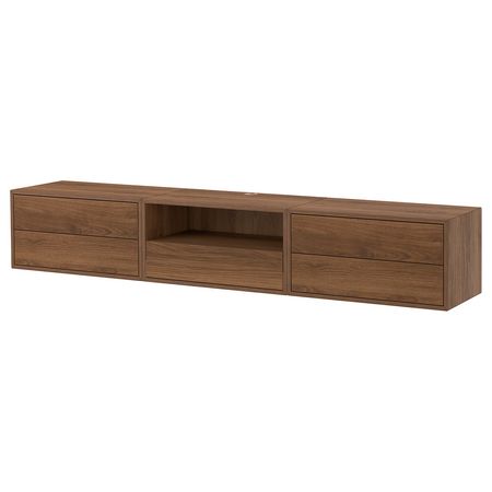 EKET Комбинация для хранения - коричневый/под грецкий орех 210x35x35 см
