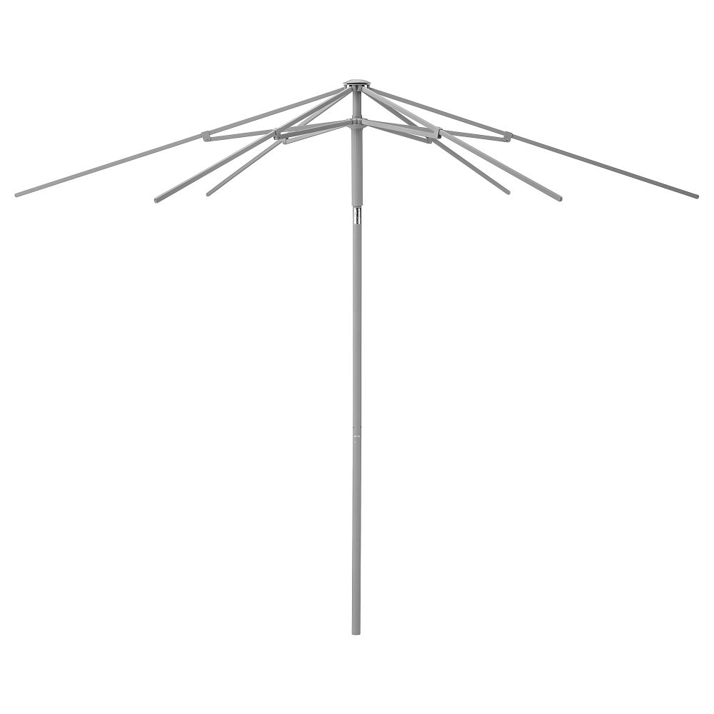 Каркас зонта от солнца, 300 см, наклонный, серый IKEA KUGGÖ КУГГЁ 503.960.94 - фото 1