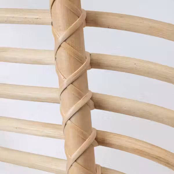 BUSKBO Кресло - ротанг/Djupvik белый - фото 5