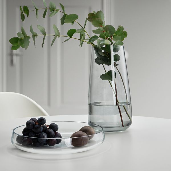 Ваза, светло-серый 30 см IKEA BERÄKNA БЕРЭКНА 404.972.82 - фото 3