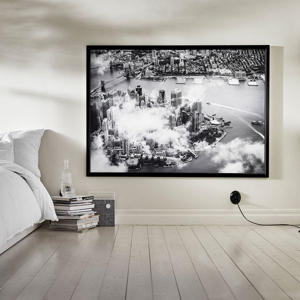 Картина с рамой, Облака над Манхэттен, черный, 140x100 см IKEA BJÖRKSTA БЬЁРКСТА 694.430.00 - фото 3