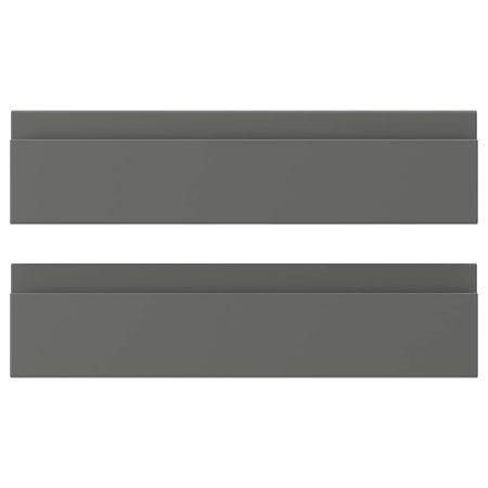 Фронтальная панель ящика, темно-серый 40x10 см IKEA VOXTORP ВОКСТОРП 704.560.20