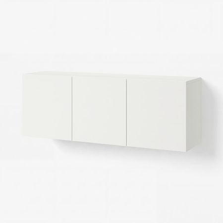 BESTÅ Комбинация настенных шкафов - белый/Lappviken белый 180x42x64 см