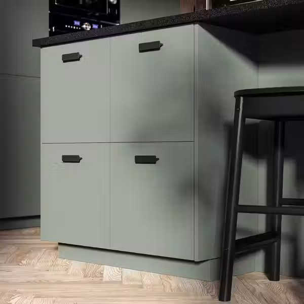 NICKEBO Фронтальная панель ящика - матовая поверхность серо-зеленый 80x40 см - фото 3