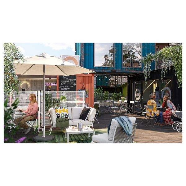 IKEA в интерьере - схема-чертеж с размерами