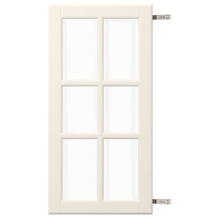 Дверца с петлями, белый с оттенком 40x80 см IKEA BODBYN БУДБИН 492.868.45