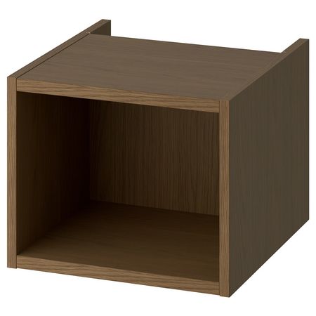 HAGAÅN Открытый шкаф - коричневый под дуб 40x48x33 см